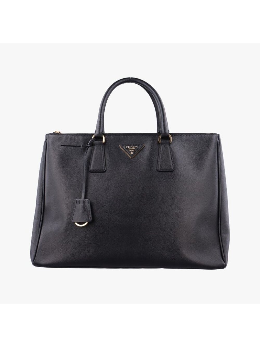 Prada Galleria Black Saffiano Leather 7 Handbag